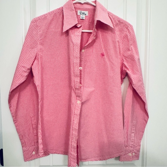 Lilly Pulitzer Pink Gingham Button Down Shirt 💖🌴 - Picture 2 of 6